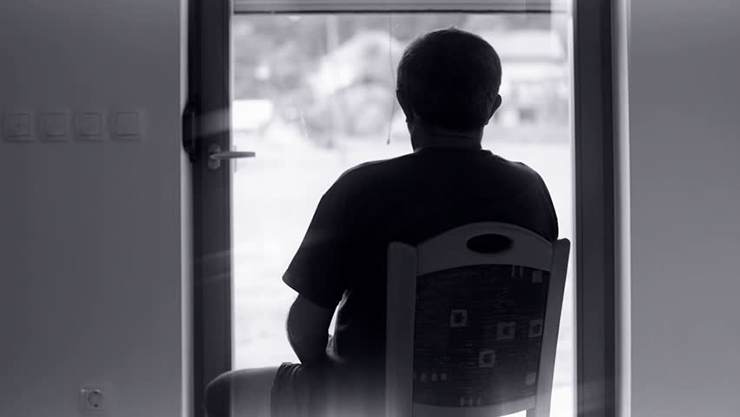 depressed person